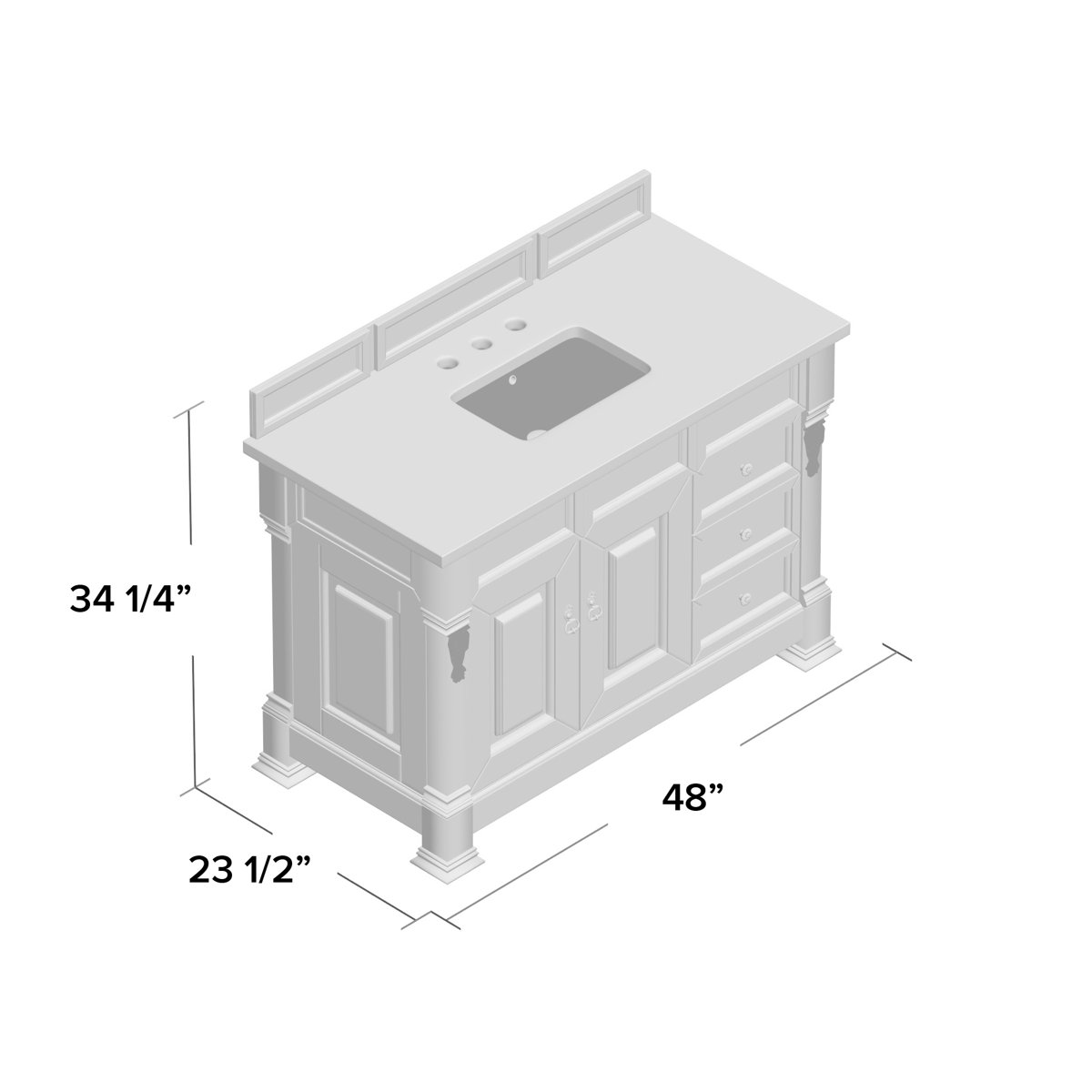 Darby Home Co Vivanco 48" Single Bathroom Vanity Set & Reviews Wayfair
